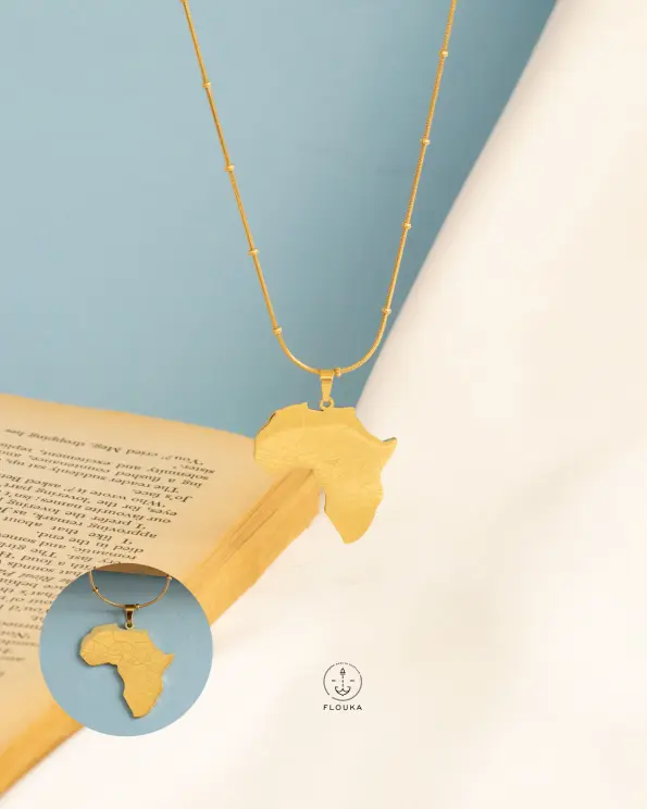 african gold necklace
