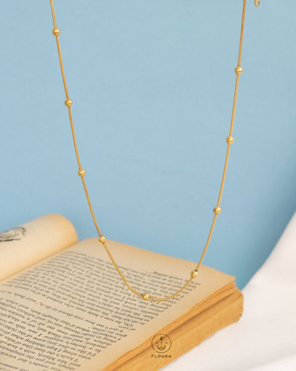 single layer balls necklace