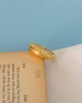 tabular gold ring