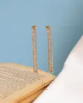 gold straus earrings