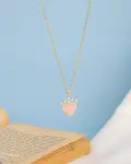 eye pink crown heart