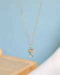 blue sliper necklace