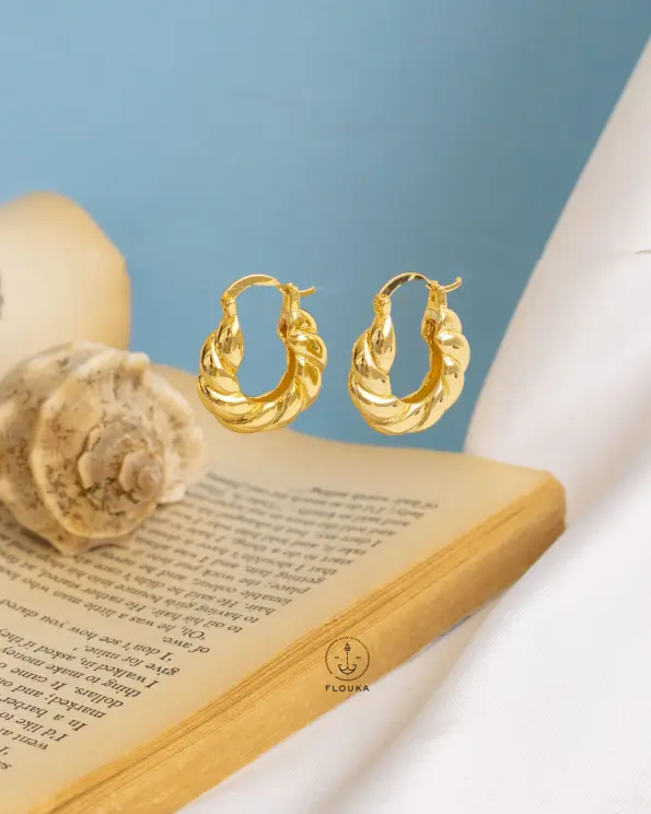 gold plated earrings