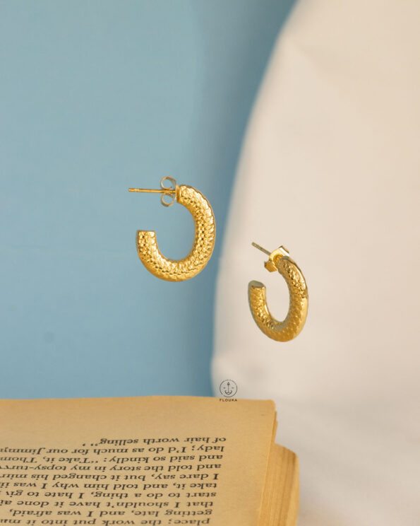 small Snake skin earrings