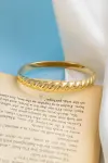croissant gold bracelet