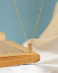 straus gold sliper necklace