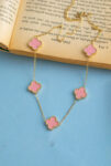 pink vancleef neacklace