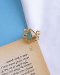 turquoise gold ring