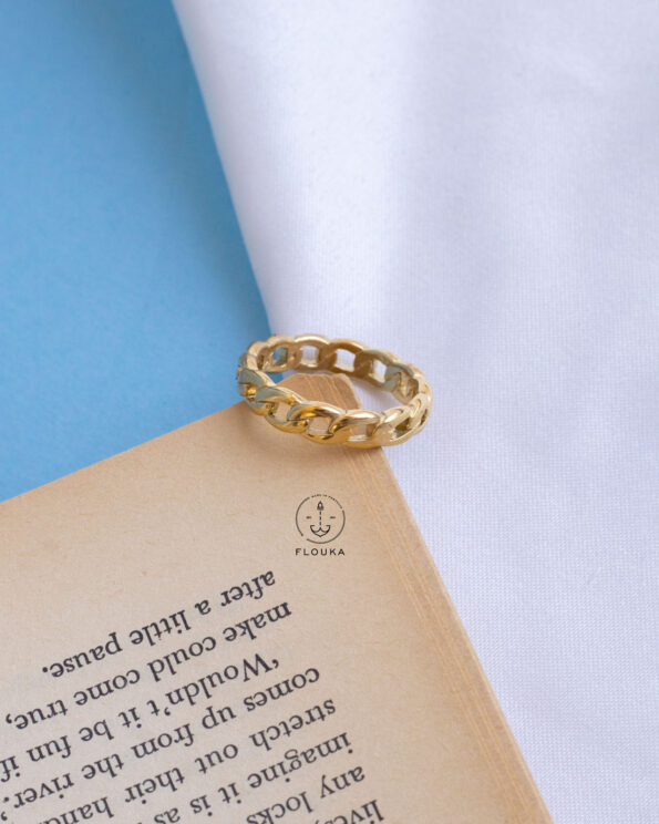 chain gold ring