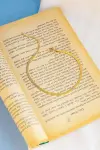 gold snake anklet