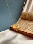 flat sunshine necklace