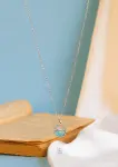 silver blue whale necklace