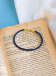 navy blue free size bangle