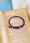 dark purple free size bangle