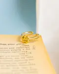 double basic gold ring