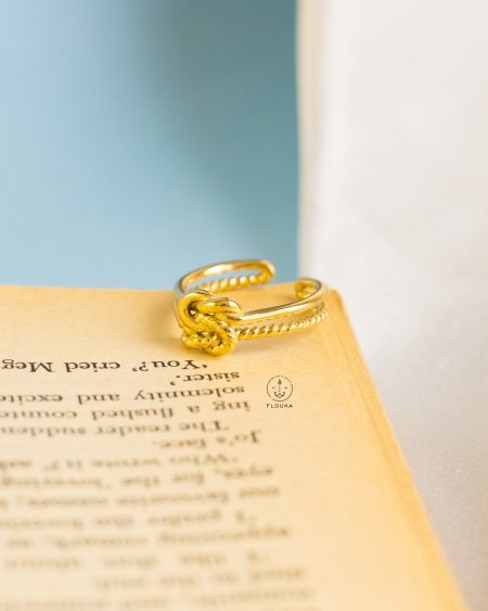 double basic gold ring