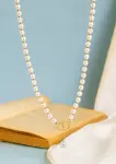 astek fake pearl cd necklace