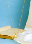 ballon letter E necklace