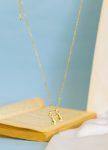 ballon letter H necklace