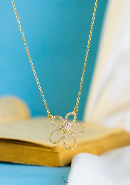 flower straus necklace