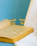 star straus gold earrings