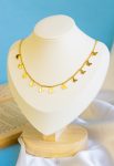 tiny butterflyes gold necklace