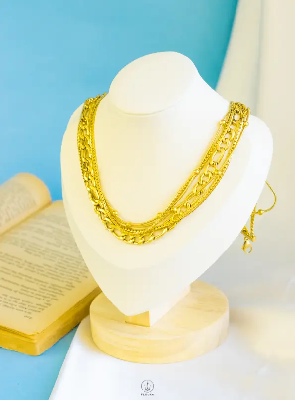 five layers chocker necklace