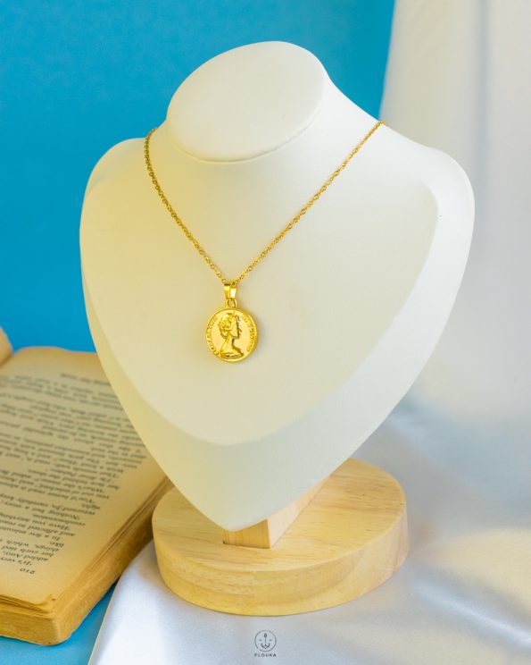 gold coin necklace