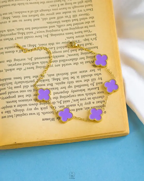 lavander vancleef bracelet