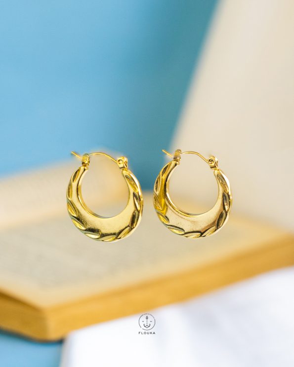 gold winds earrings