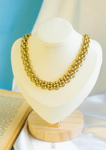 heavy gold chains necklace