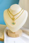 double layer sea star necklace