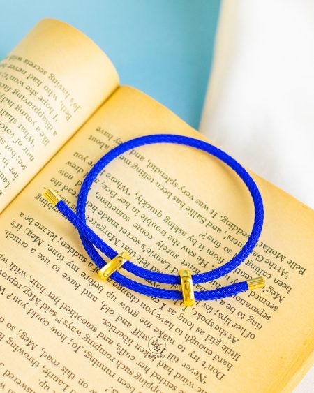 coblat blue free size bangle