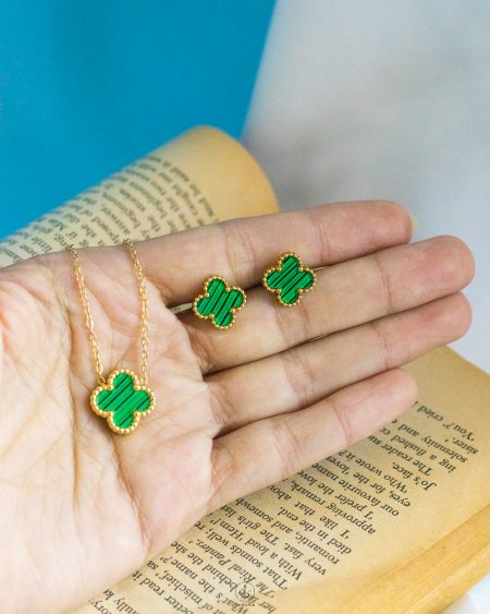 green half set vancleef