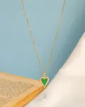 shiny green heart