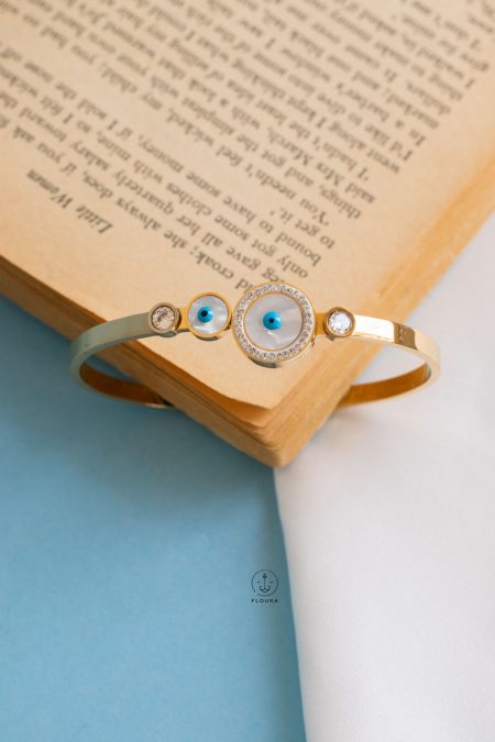 white eye straus bracelet