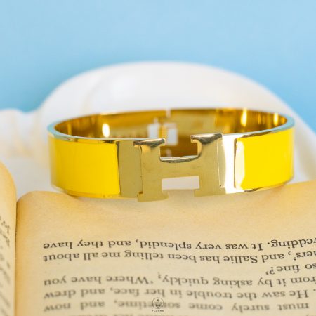 yellow herms bracelet