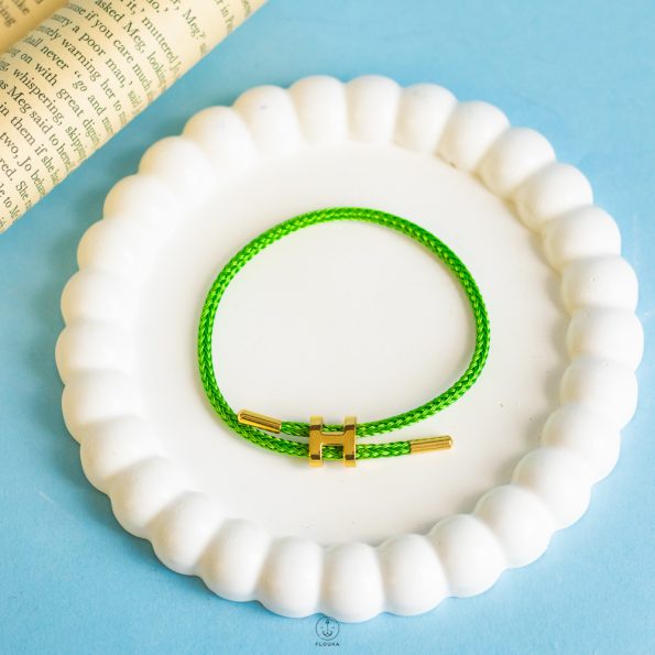 green hermes bangle