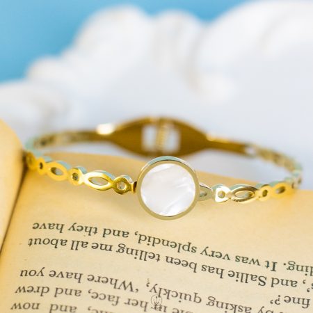 easy open white bulgari bracelet