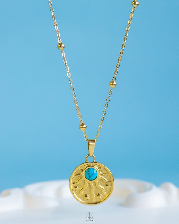 gold sunshine fayroz necklace