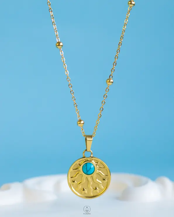 gold sunshine fayroz necklace