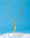 gold pepper necklace