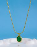 green cat eye necklace