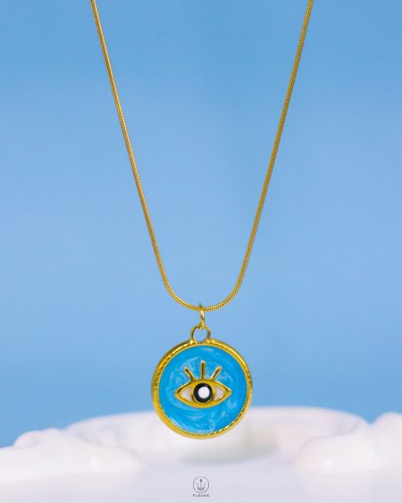 blue eye necklace