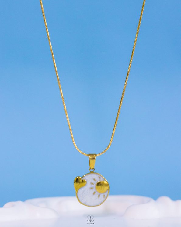 sun shine heart necklace