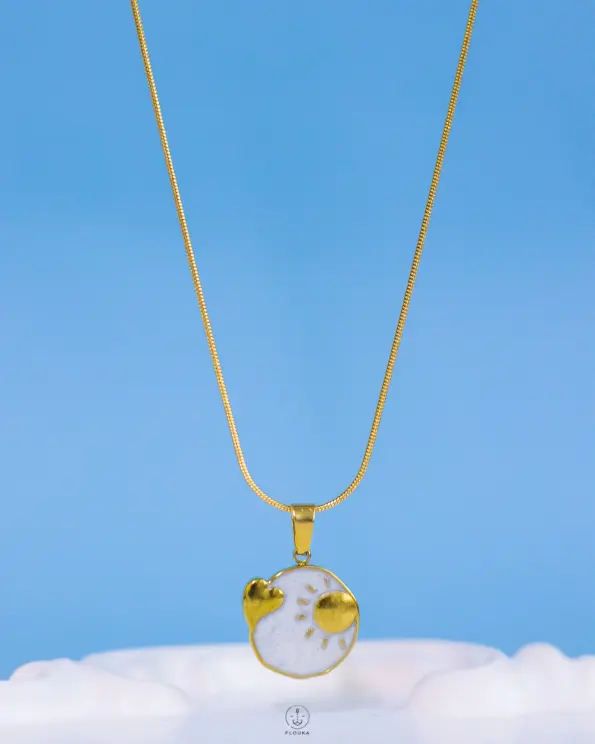 sun shine heart necklace