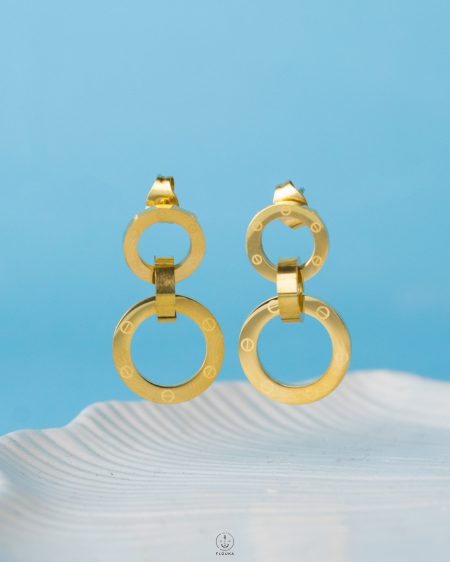 triple cartier earrings