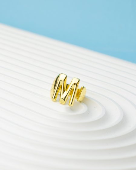 letter M ring