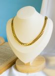 GOLD flat necklace