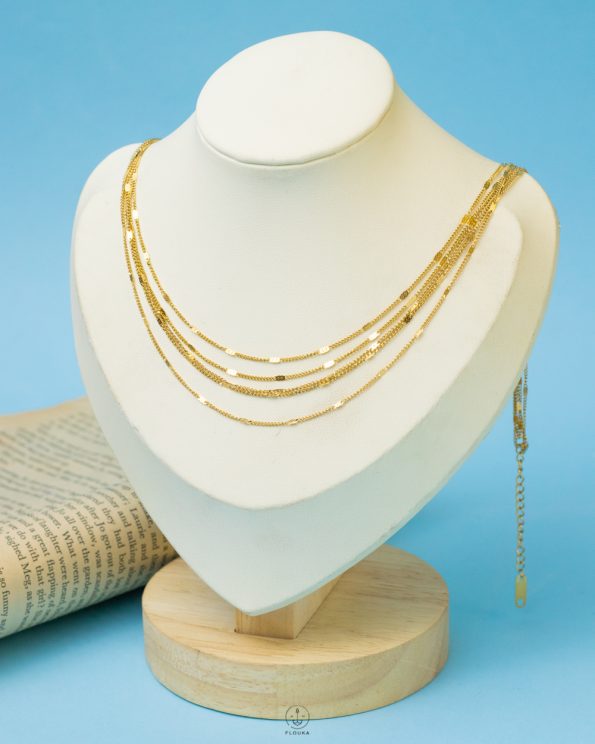 five layer necklace